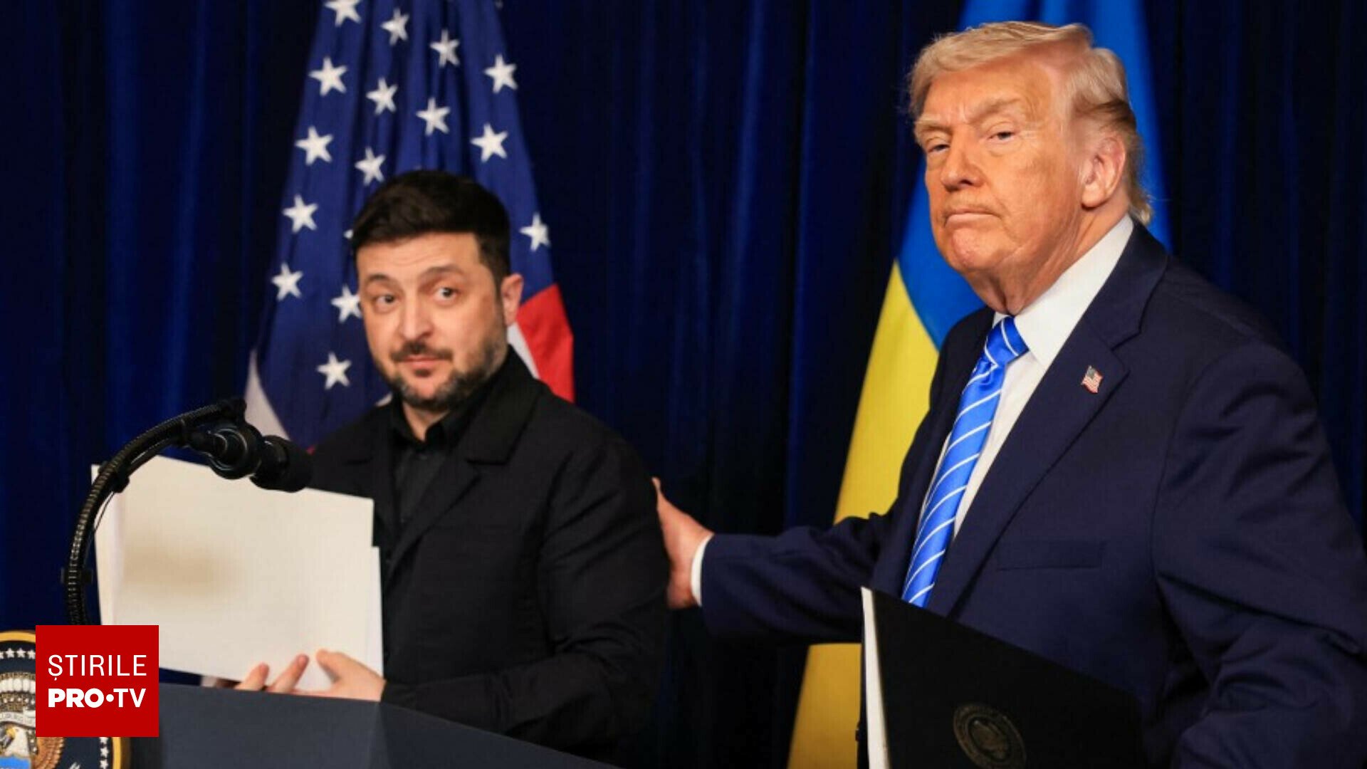 Trump și Zelenski: Un moment surprinzător în cadrul conferinței de presă Într-o conferință de presă comună susținută duminică, Donald Trump a declarat cu un ton surprinzător că Rusia „dorește să vadă Ucraina reușind”