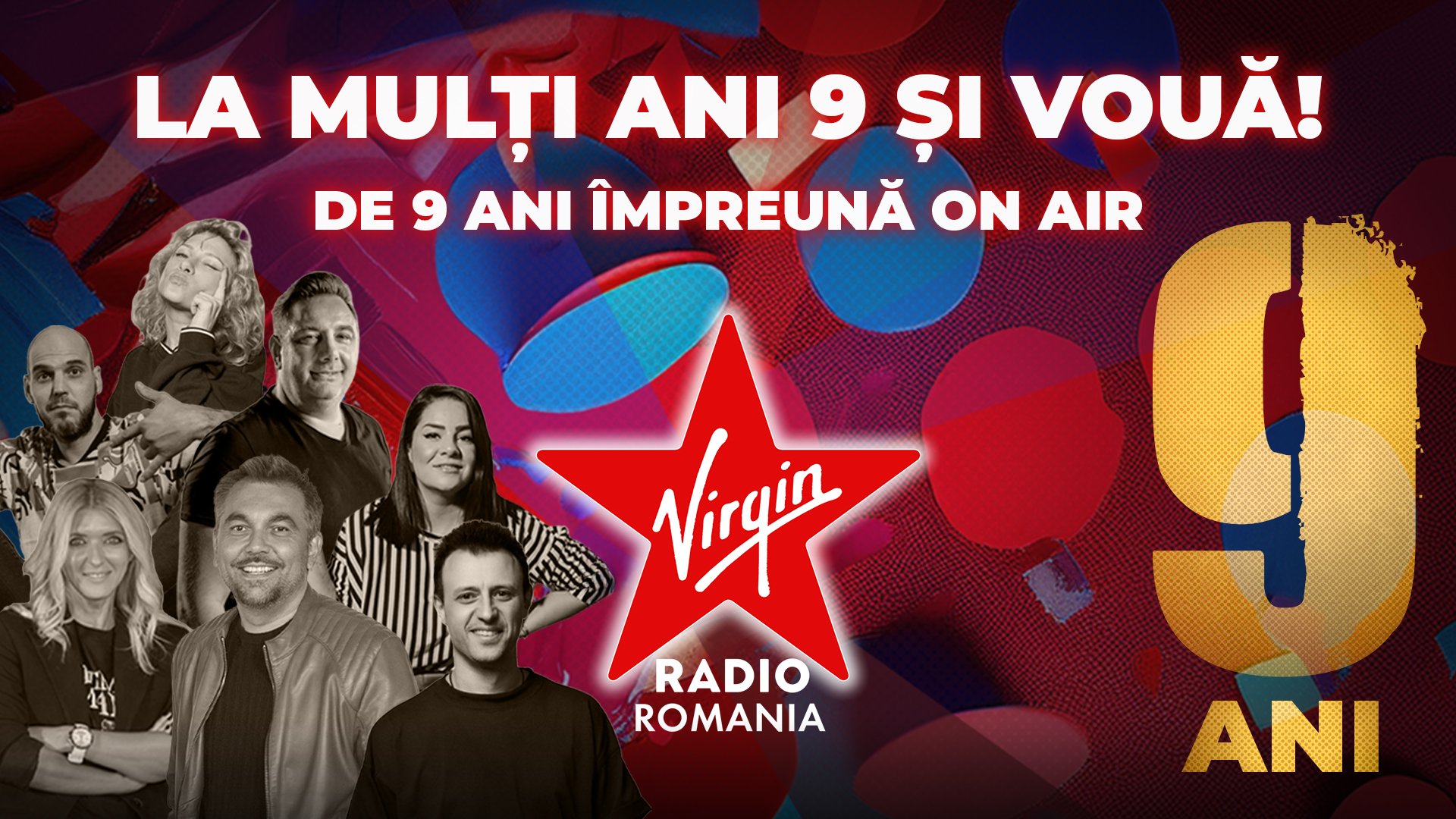 Virgin Radio România sărbătorește 9 ani cu un concurs captivant!