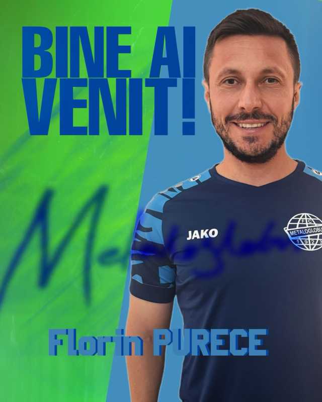 Florin Purece se alătură echipei Metaloglobus București Mijlocașul ofensiv Florin Purece a semnat un contract cu Metaloglobus București, echipă care ocupă ultima poziție în Superliga națională de fotbal