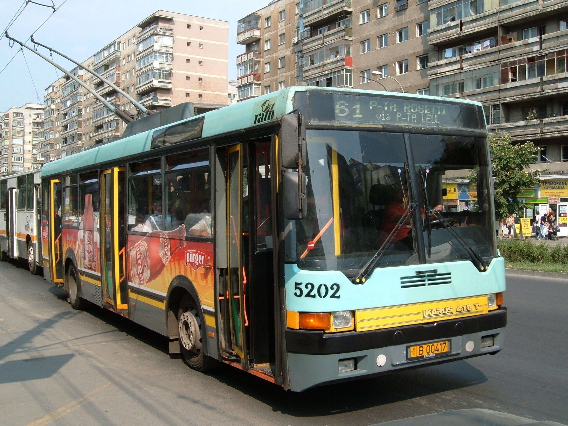 Se inaugurează o stație nouă pentru liniile troleibuzului 61