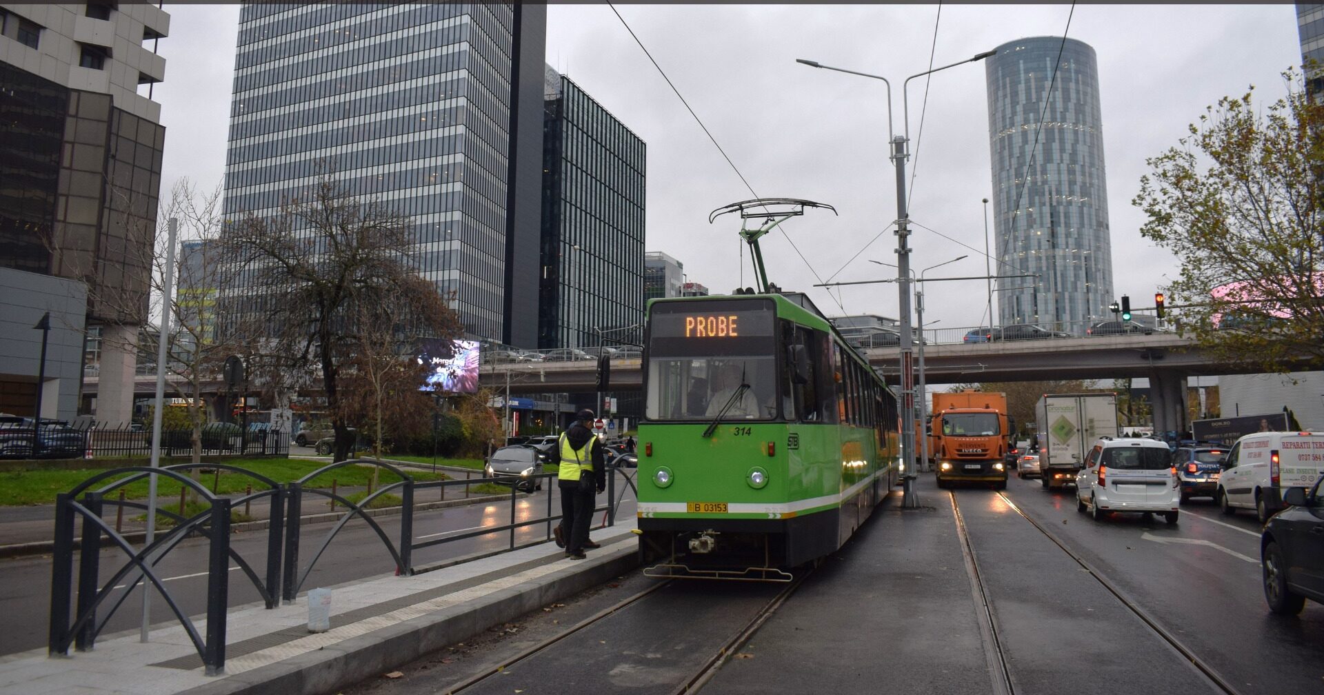 Linia 5 de tramvai va fi deschisă abia în primăvară, inițial programată pentru 9 decembrie 2025