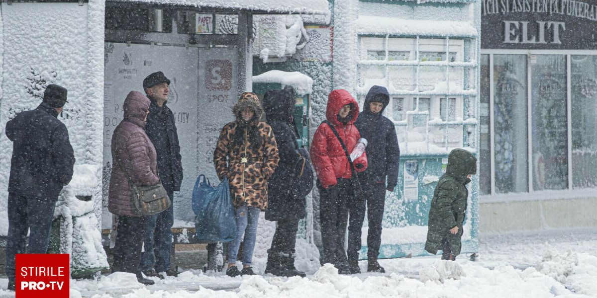 Capitala intră într-un episod de iarnă, avertizează ANM. Vor fi temperaturi de până la -10 grade