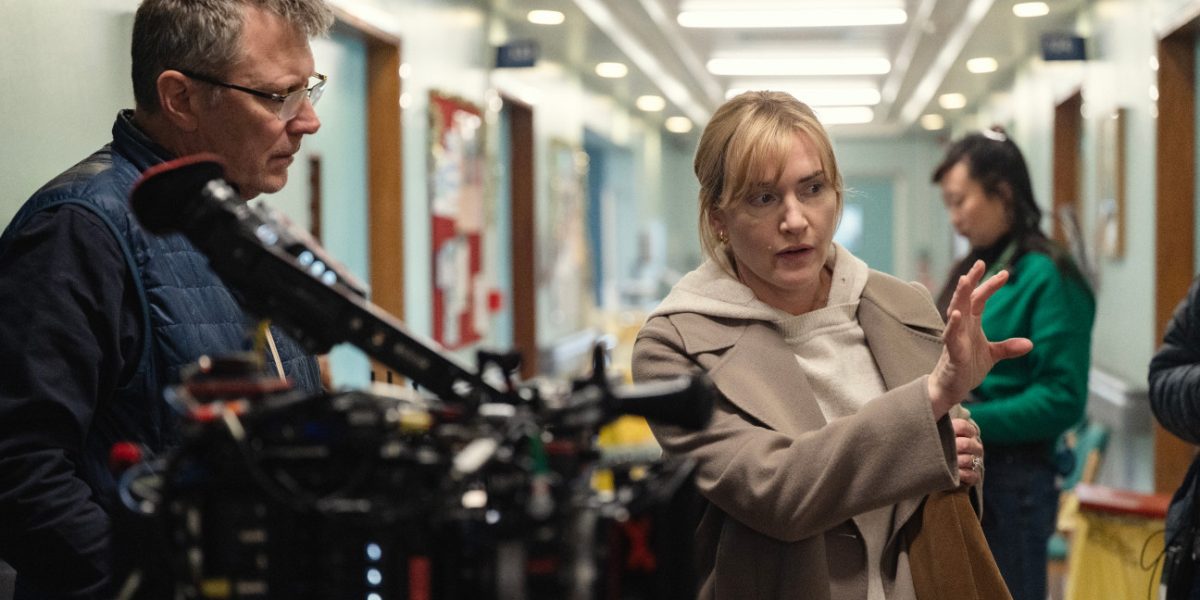 Kate Winslet directing 'Goodbye June.'