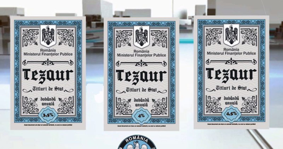 Ministerul Finanțelor lansează prima ediție a Programului de titluri de stat Tezaur din 2026, cu dobânzi atractive Ministerul Finanțelor a dat startul, pe 12 ianuarie, primei ediții a Programului de titluri de stat Tezaur din 2026, oferind astfel populației ocazia de a investească în economii sigure cu randamente de până la 7,40%