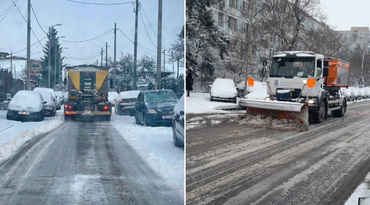 Bucureștiul, acoperit de zăpadă din cauza ninsorilor persistente, se pregătește pentru o luptă amplă cu iarna, sub coordonarea intensificată a autorităților locale