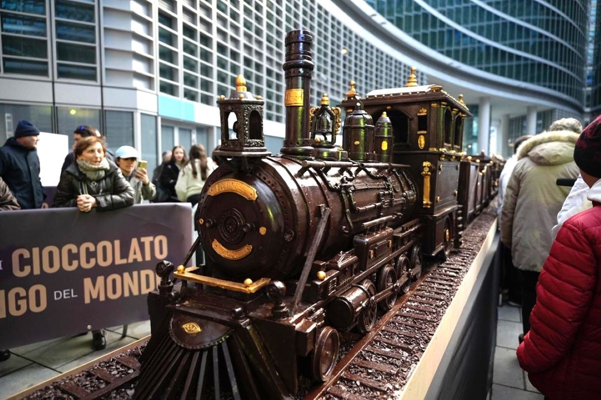 Winter Games Express, cel mai lung tren de ciocolată din lume, debutează la Milano pentru Olimpiada 2026