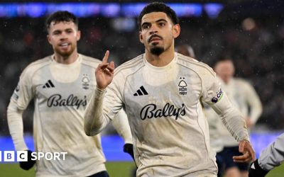 Nottingham Forest celebrate a goal