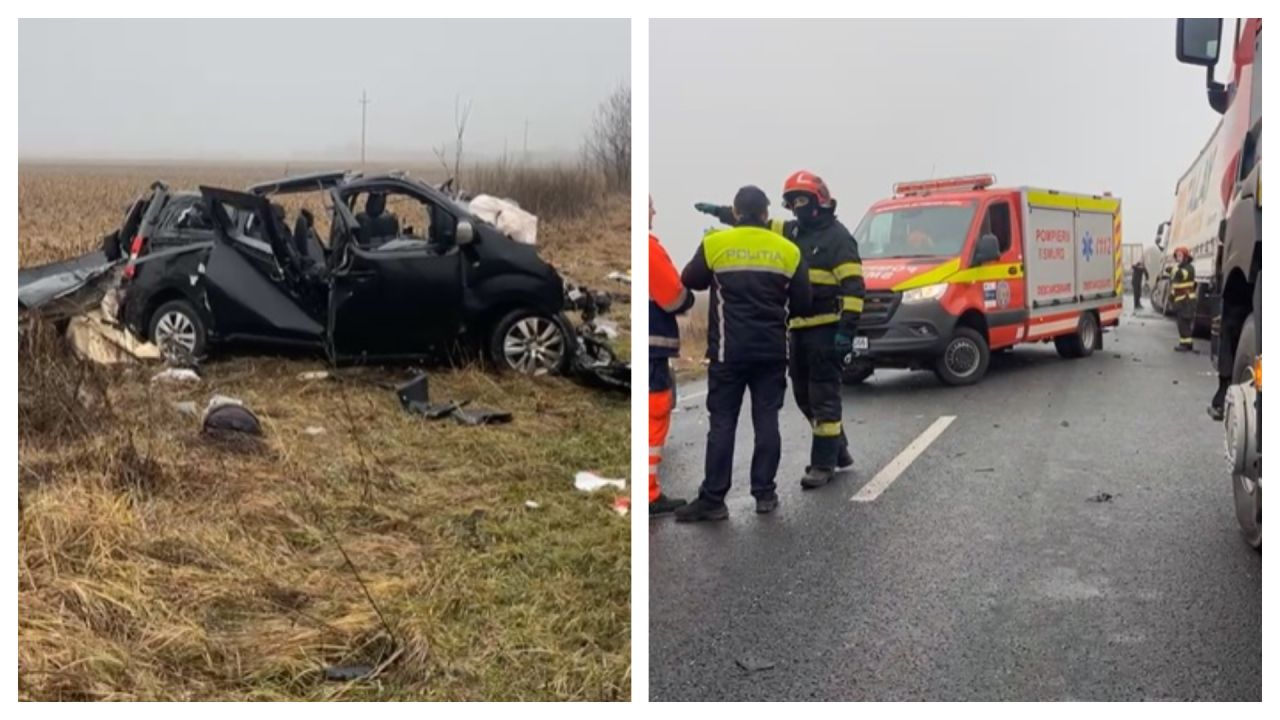 Accident rutier tragic în Timiș: Șase morți după o coliziune în lanț Un grav accident de circulație s-a petrecut astăzi pe drumul național care leagă Caransebeș de Lugoj, soldându-se cu şase persoane decedate, printre care se află și şoferul unui microbuz