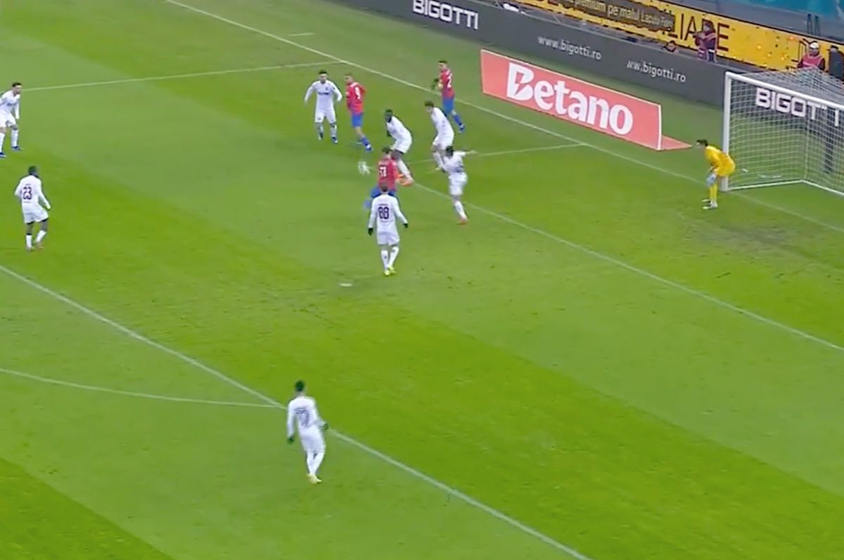 FCSB surprinde cu un gol fulger în startul partidei!