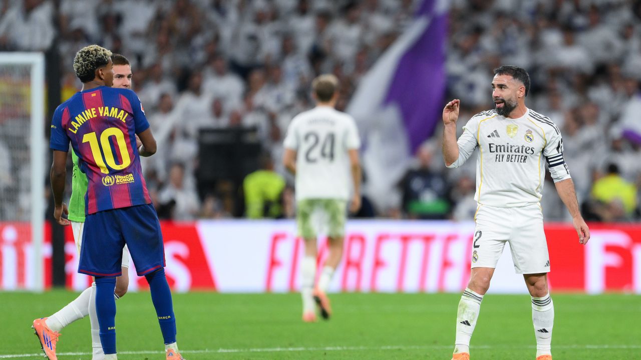 Dani Carvajal pregătește terenul pentru Clasică: „Nu este un conflict personal” Înaintea marelui duel dintre Barcelona și Real Madrid, Dani Carvajal, fundașul veteran al echipei madrilene, a ieșit la declarații cu privire la tensiunile apărute în urma unor schimburi de replici cu tânărul jucător Lamine Yamal