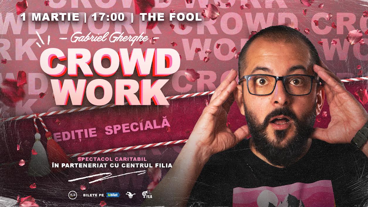Gabriel Gherghe aduce un spectacol de stand-up cu impact social, dedicat luptei împotriva violenței asupra femeilor Pe 1 martie, scena bucureșteană va găzdui un eveniment cu totul special, un spectacol inedit de stand-up orchestrată de cunoscutul comediant Gabriel Gherghe