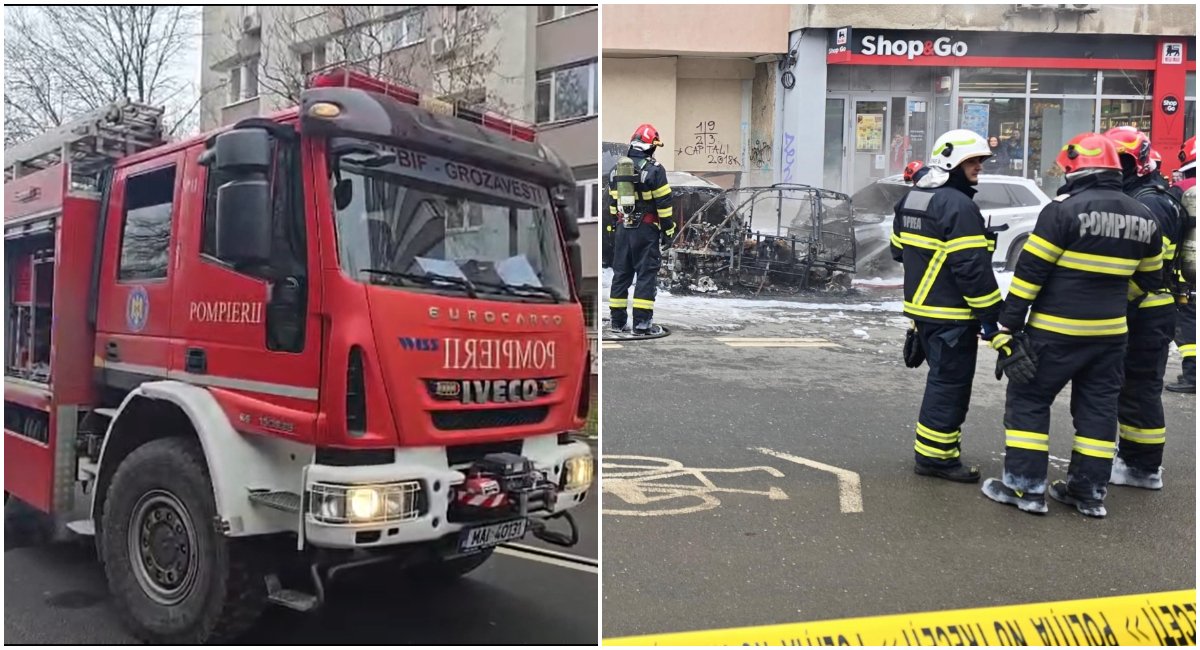 Un incendiu devastator a izbucnit vineri pe Bulevardul Constructorilor din Sectorul 6 al Capitalei, distrugând mai multe autovehicule