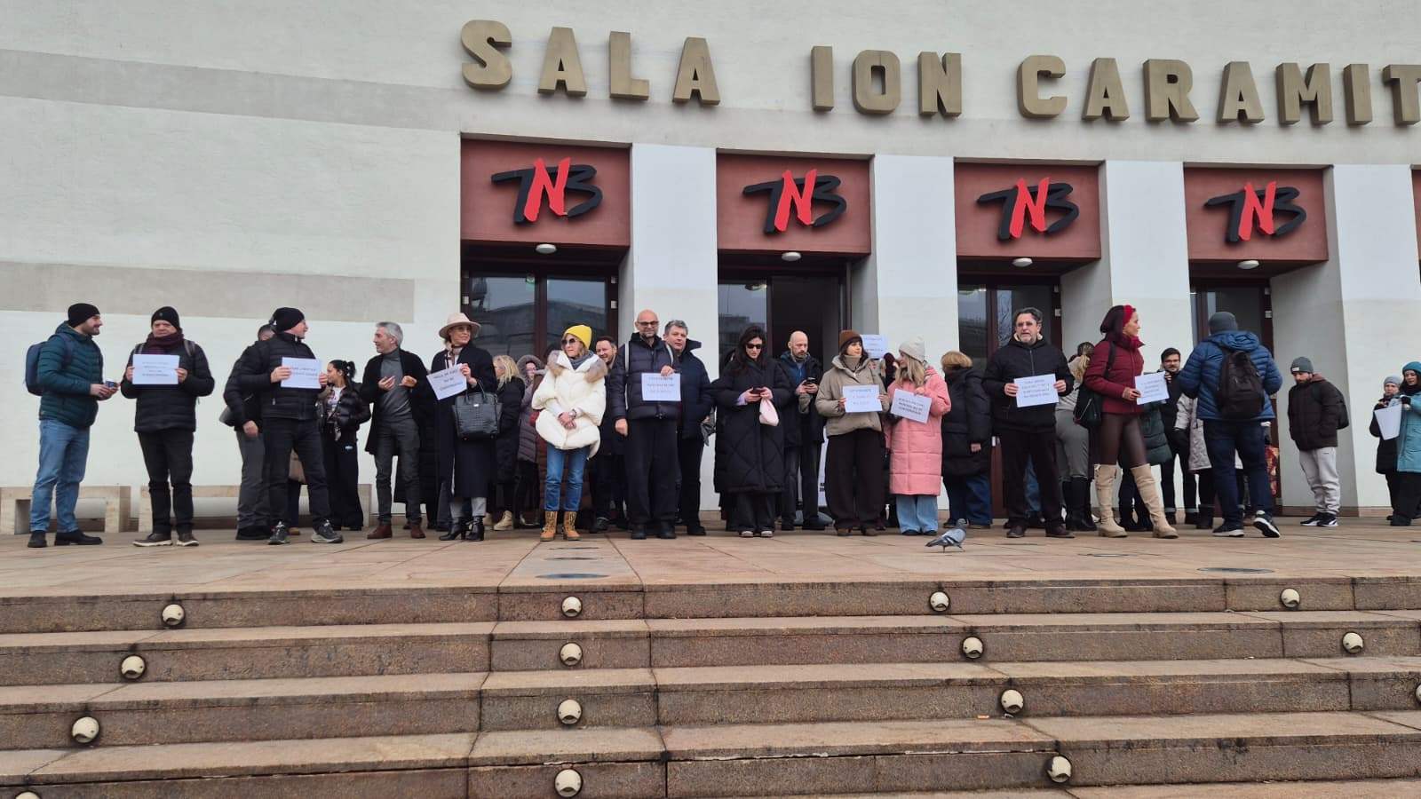 Actorii Teatrului Național protestează împotriva programului-pilot al Ministerului Culturii, Ministrul promite retragerea propunerii