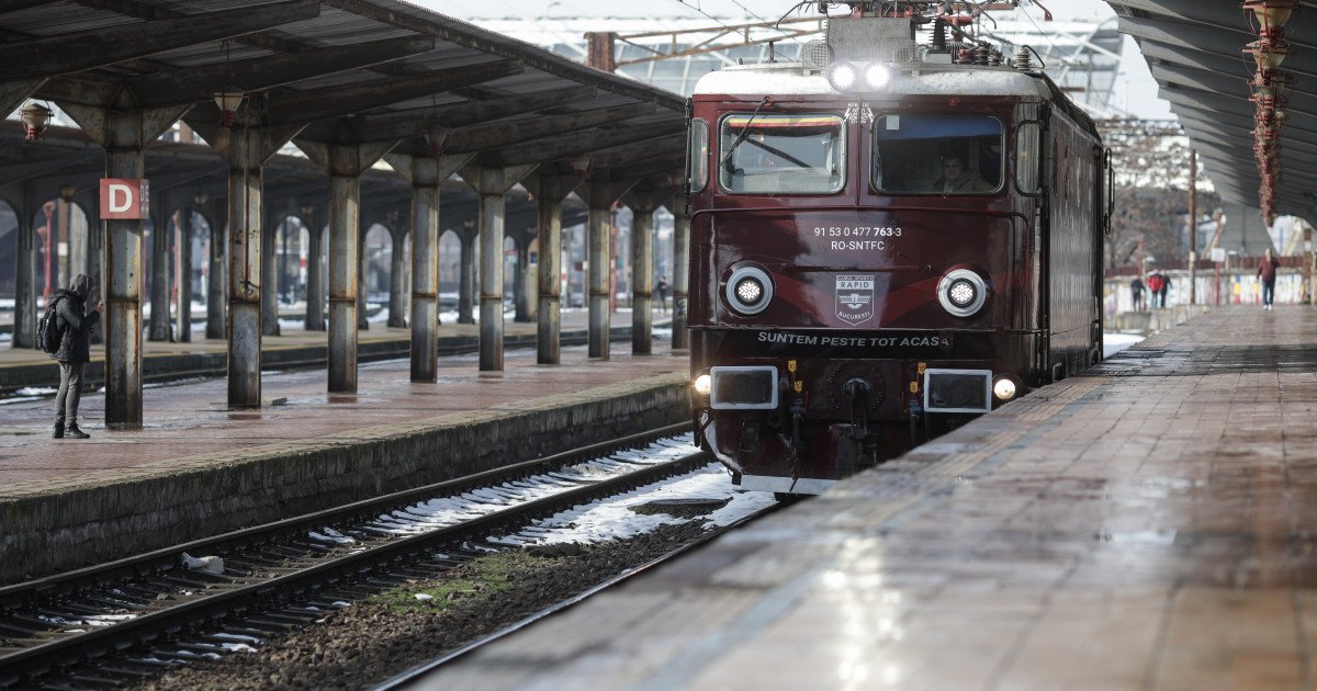 Tren CFR Călători deraiat în Gara de Nord – circulația, blocată!