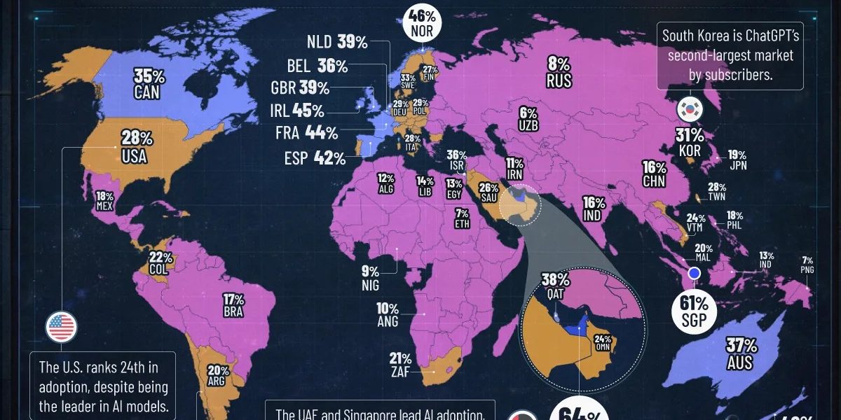 adoptare-ai-harta-nivel-global-inteligenta-artificiala.jpg - ReporterUrban