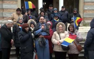 alexandra-pacuraru-protest-pro-georgescu-constanta-arhiepiscopia-tomisului.jpg - ReporterUrban