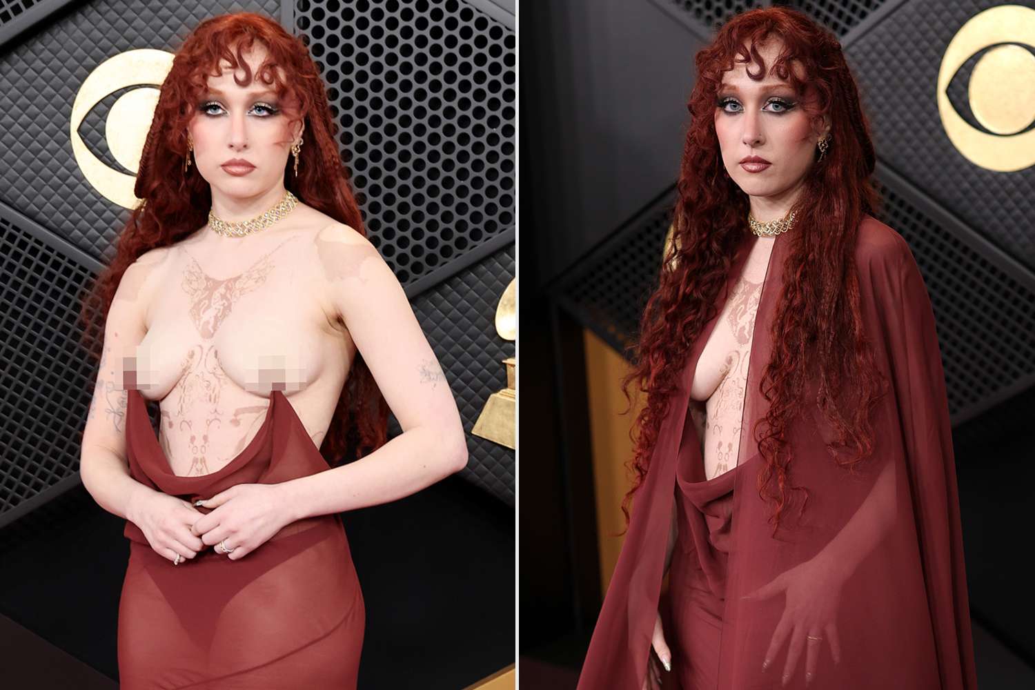 Chappell Roan, într-o rochie transparentă spectaculoasă la Grammy 2026