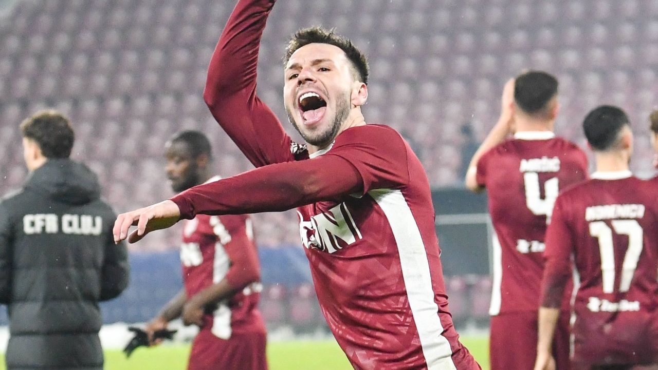 UTA Arad și CFR Cluj încep meciul, scor 0-0.