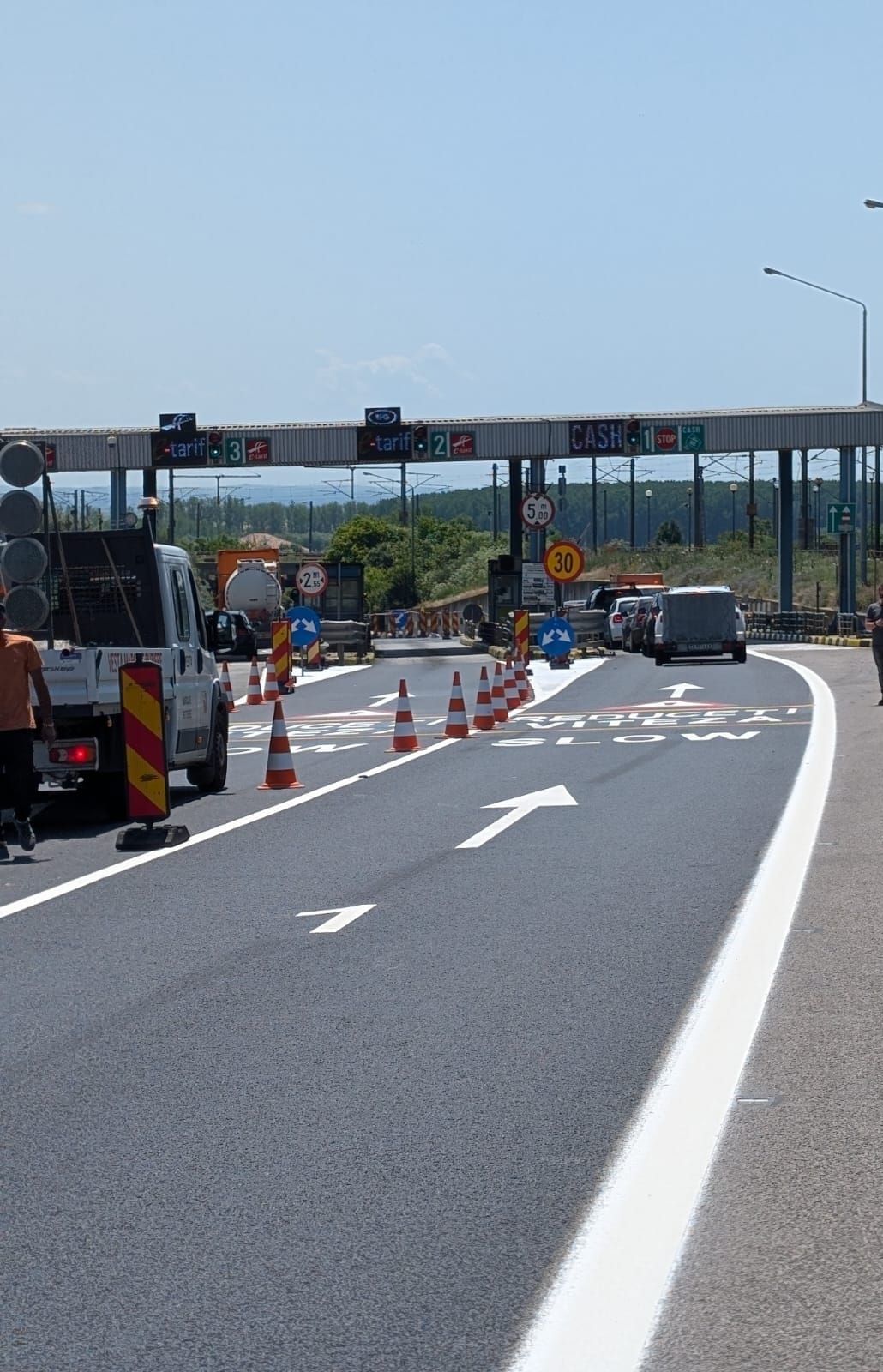 CNAIR a anunțat restricții temporare de circulație pe Autostrada Soarelui, în zona Fetești, în zona km 144+100