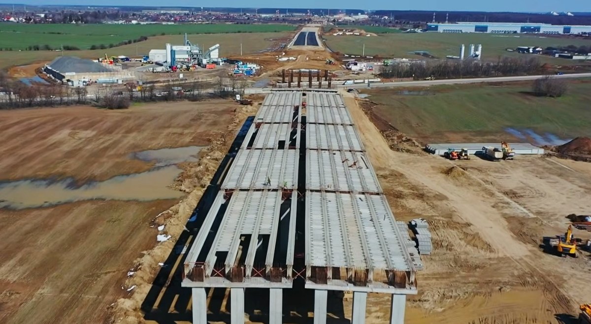 Șantierul autostrăzii A0 Nord pe lotul 1, posibil deschis în această vară (video)