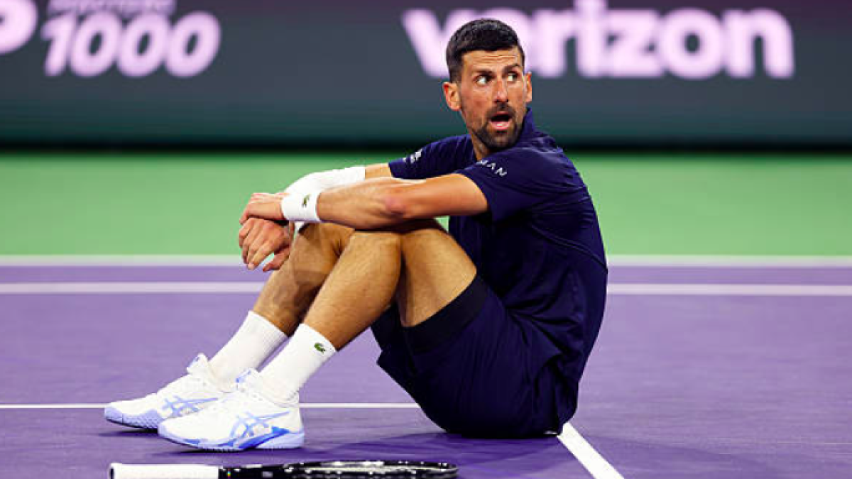 Djokovic: "The match has been decided by one point, that's tennis." Source: Getty