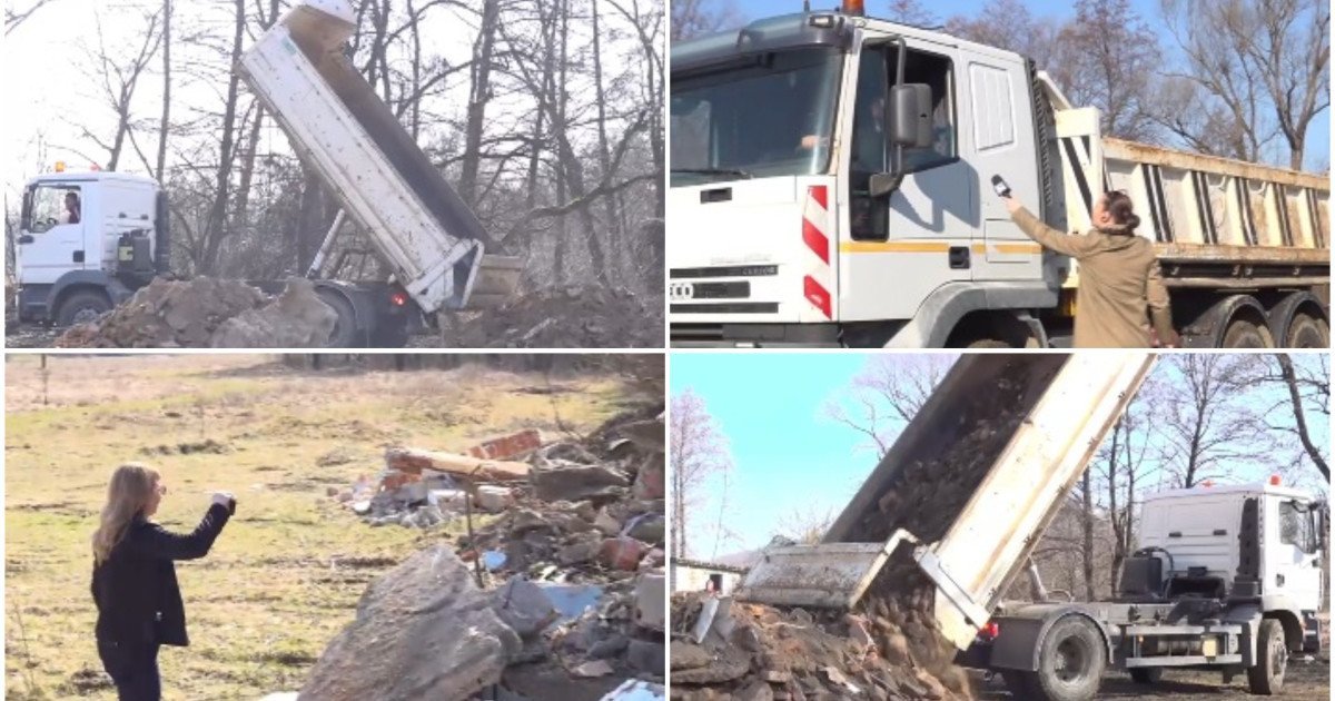 Gunoaiele abandonate lângă râu, descoperire a Gărzii de Mediu după sesizare Digi24