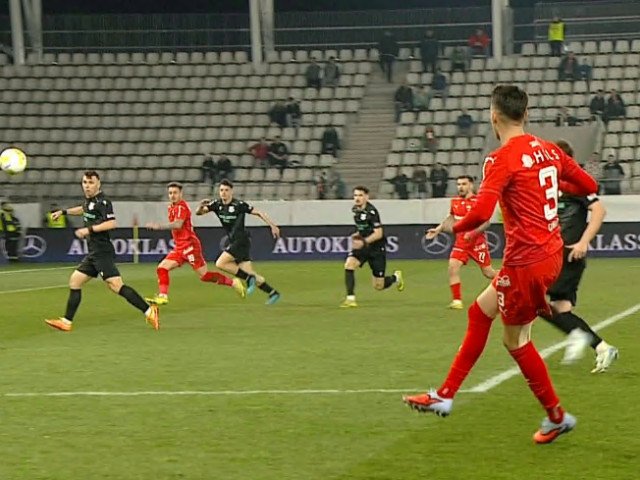 Dinamo câștigă cu Metalul Buzău, 1-0, după golul lui Pop
