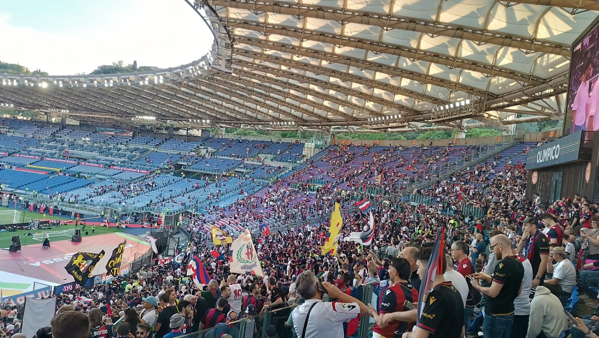 3.435 de fani ai echipei Rossoblù, prezenți în Roma