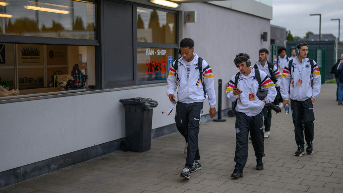 Leonard Prescott war mit Deutschlands U17-Auswahl am 8. Oktober auf dem Käerjenger Dribbel im Einsatz.
