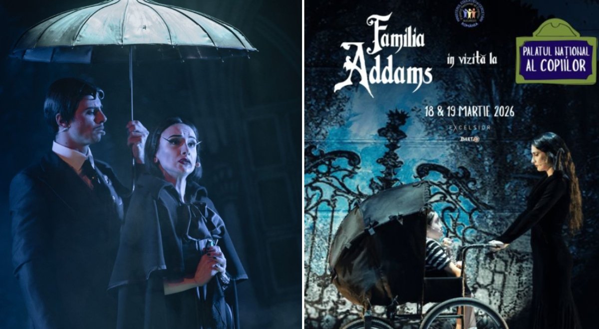 Teatrul Excelsior pregătește o dublă reprezentație specială a musicalului „Familia Addams”, una dintre cele mai îndrăgite adaptări ale universului gotic creat de Charles Addams