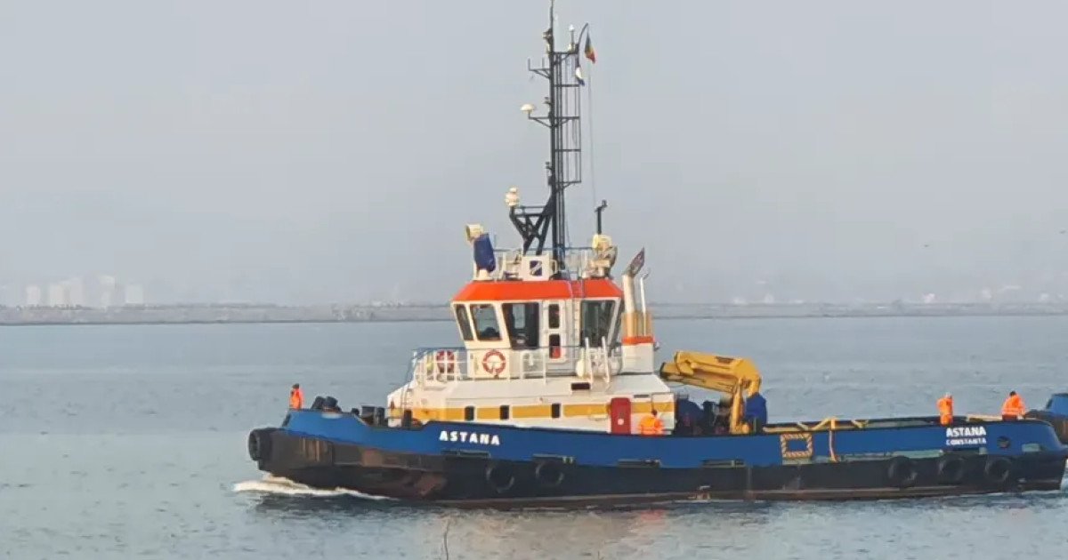 O navă s-a scufundat în Portul Midia: o persoană a murit și alte patru sunt căutate