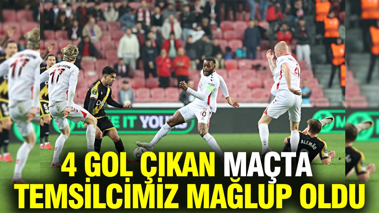 4 gol çıkan maçta temsilcimiz Samsunspor, Rayo Vallecano'ya mağlup oldu