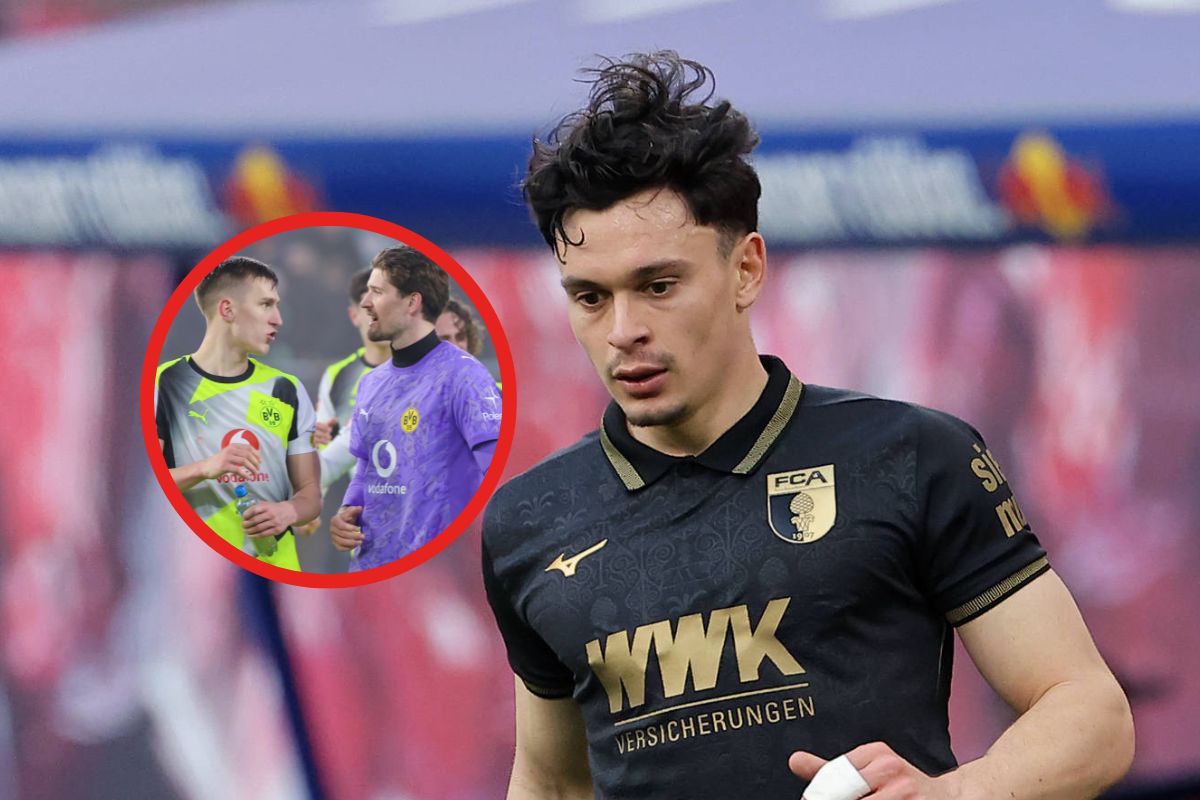 Augsburg’s Rieder promite să-l certe pe BVB star: „Îmi voi sfâșia dinți la el”