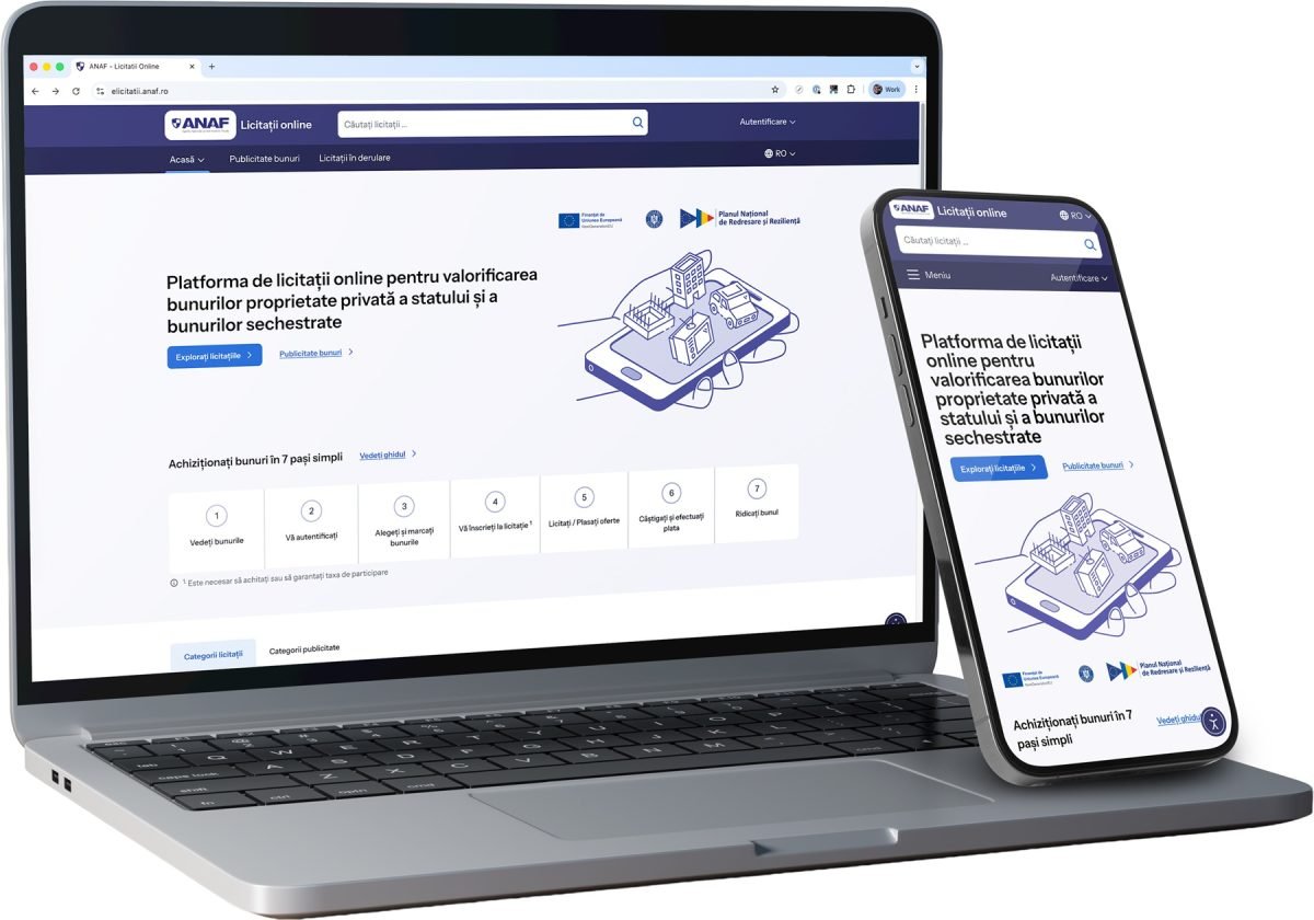 Zitec lansează eLicitațiiANAF, platforma digitală pentru vânzarea bunurilor confiscate, în cadrul eforturilor de digitalizare a administrației fiscale Compania Zitec a realizat un pas important în modernizarea sistemului de gestionare a bunurilor confiscate de stat prin lansarea platformei online eLicitațiiANAF