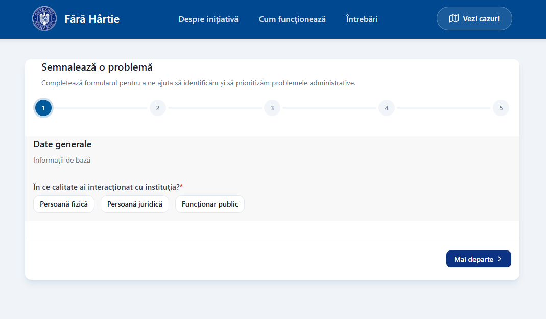 Peste 2.200 de cetățeni și-au exprimat nemulțumirea legată de implementarea noului sistem de identificare electronică, prin intermediul platformei online „Fără hârtie”