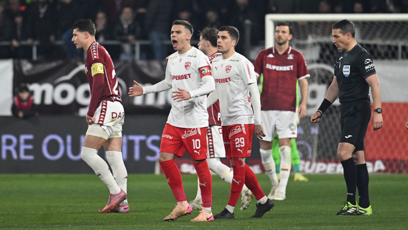 Sancțiuni de peste 32.000 de lei după disputa Rapid-Dinamo