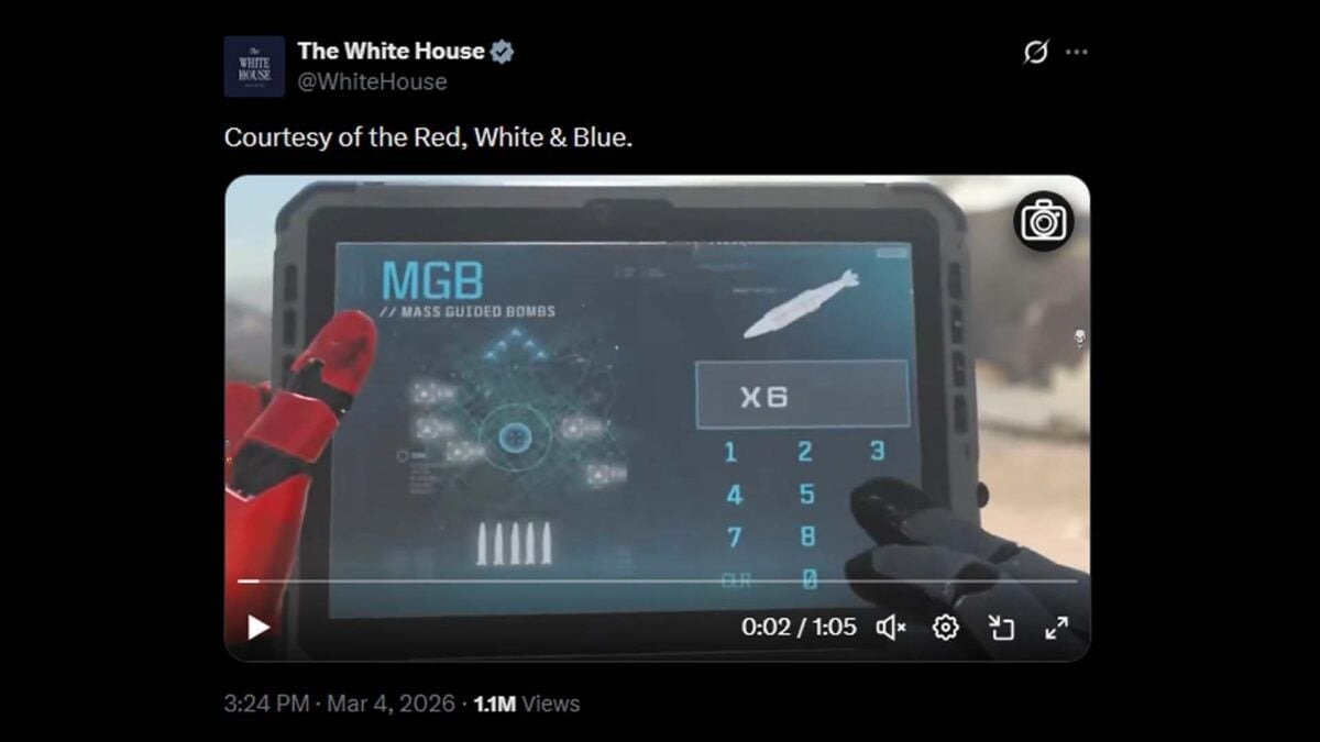 Casa Albă a pus sub semnul întrebării etica comunicării militare după apariția unui videoclip controversat, ce prezintă bombardamente din Iran în stilul unui joc video de tip first-person shooter, precum Call of Duty