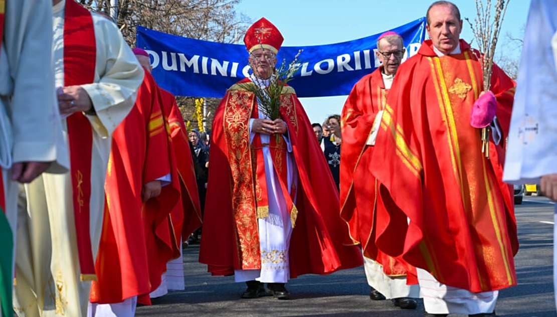 Procesiunea de Florii organizată de Arhiepiscopia Romano-Catolică din București va avea loc duminică, în centrul capitalei, reunind credincioși, persoane consacrate și preoți din parohiile romano-catolice din București și din zonele învecinate