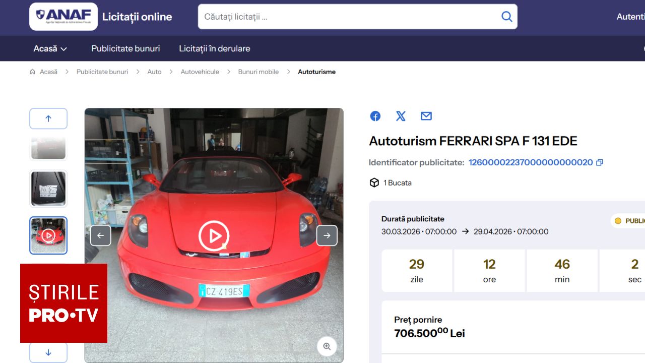 ANAF a modernizat procesul de vânzare a bunurilor proprietate publică, introducând un sistem complet digitalizat de licitații