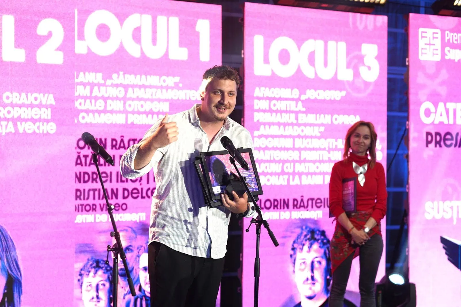 Redacția Buletin de București, publicație cunoscută pentru investigațiile sale jurnalistice, a fost nominalizată de trei ori la Premiile Superscrieri, la categoria Presă Locală