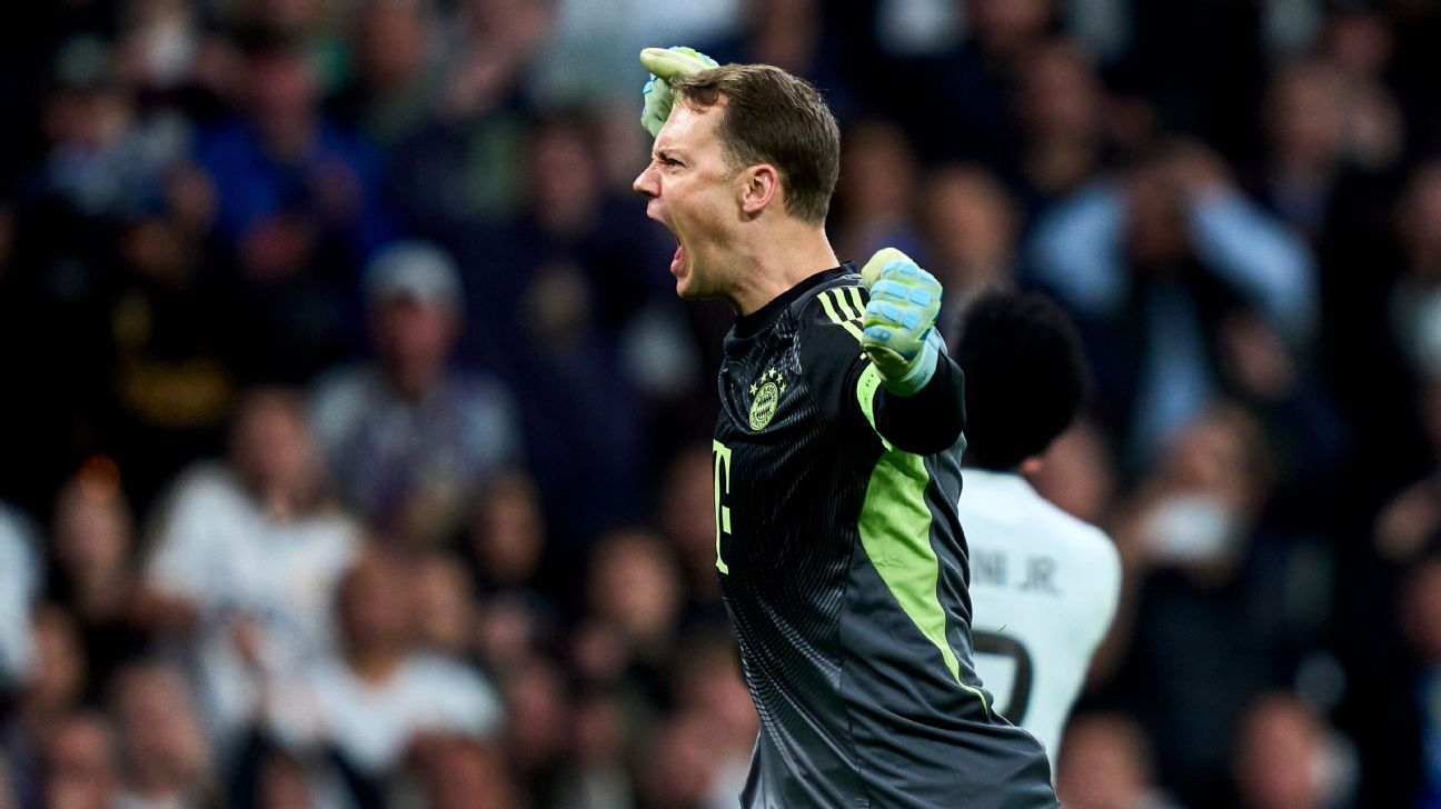 Portarul Manuel Neuer, elogiat după o prestație remarcabilă în Champions League Bayern Munich a învins Real Madrid cu 2-1 în prima manșă a sferturilor de finală din Champions League, iar prestația portarului Manuel Neuer a atras toate privirile