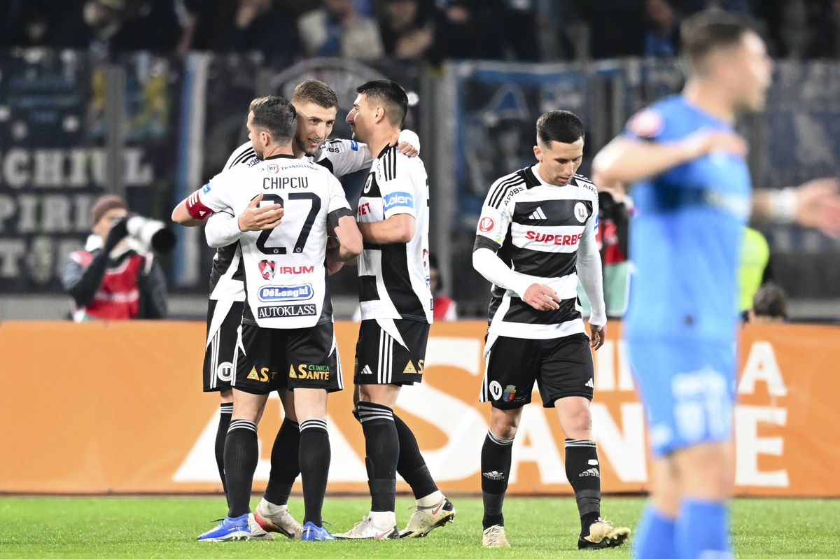 U Cluj zdrobește Craiova: 4-0 și urcă pe primul loc în play-off