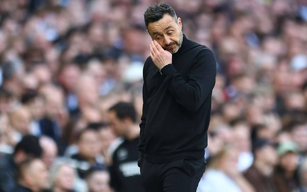De Zerbi, furios după ce Tottenham a ratat victoria cu Brighton în prelungiri