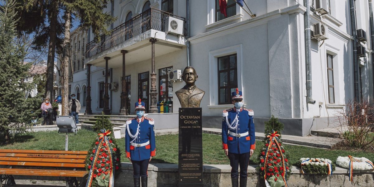 Bustul lui Goga, DISPĂRUT din Iași: Scandal după acuzații de antisemitism