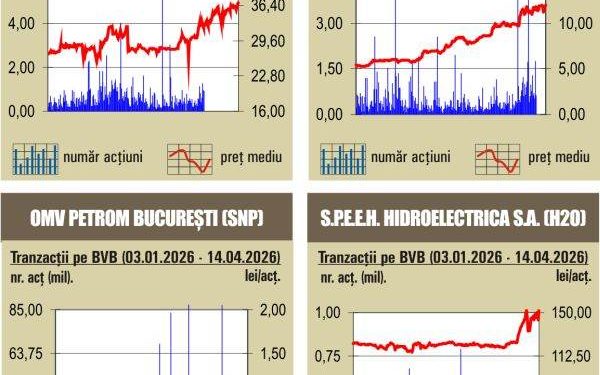 BVB: Zi de creșteri pe toată linia. Ce indici au urcat spectaculos?