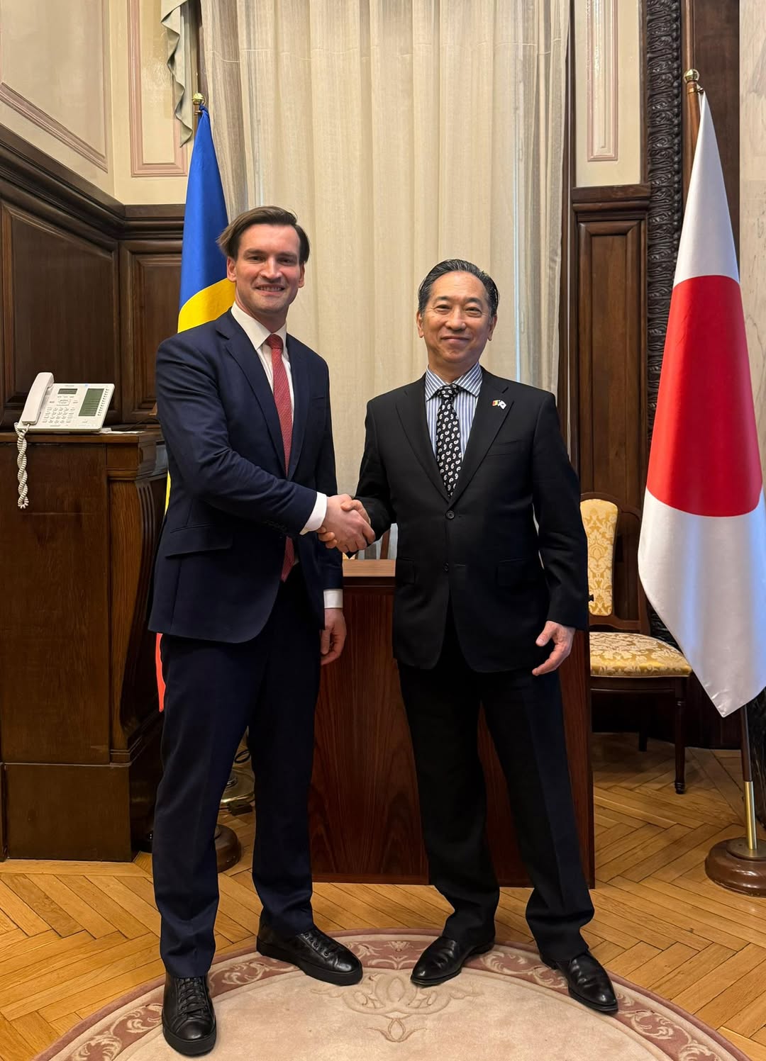 Andrei Baciu discuție cu ambasadorul Japoniei despre colaborări și parteneriate strategicè