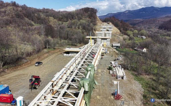 ȘANTIER uriaș pe autostrada București – Vest: 1000+ muncitori la lucru