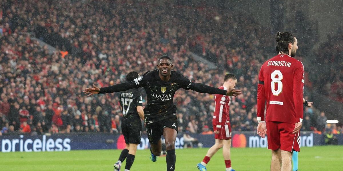 Dembele, recital pentru PSG în fața lui Liverpool: 2-0 și semifinală