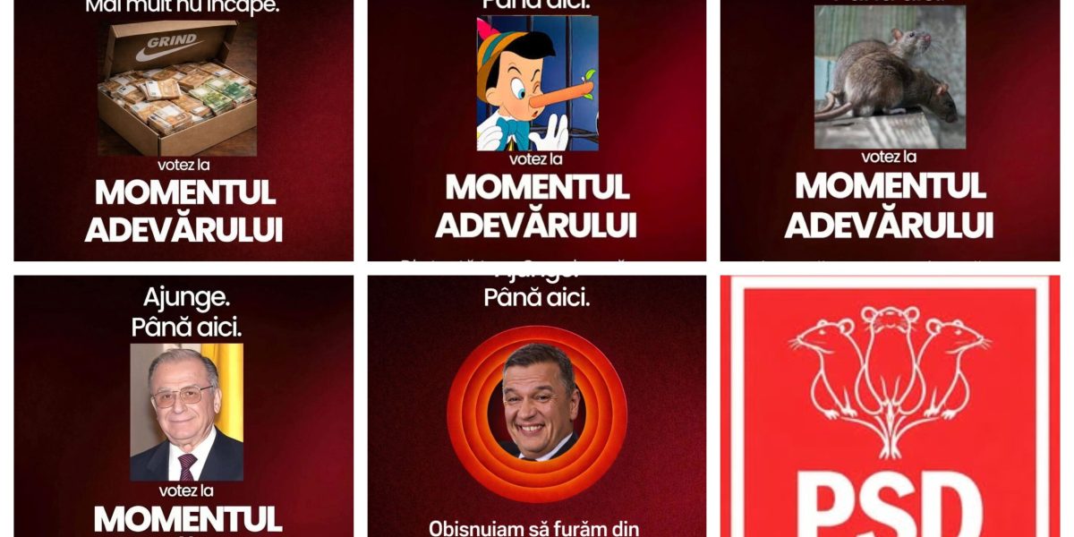 Bășcălie la PSD: Meme-uri virale după afișele „Momentul Adevărului” cu Bolojan