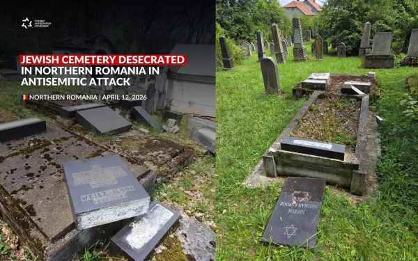 Cimitirul evreiesc din Reghin, profanat din nou. Poliția, așteptată cu detalii